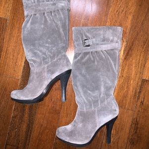 GREY SOFT TUMBLED CALF